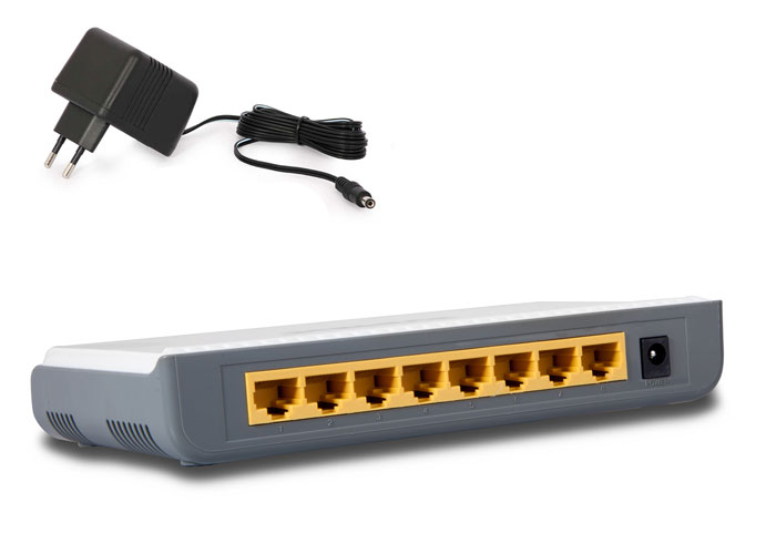 Everest-GM-80G Everest GM-80G 8 Port 1000Mbps Gigabit Ethernet Switch Hub