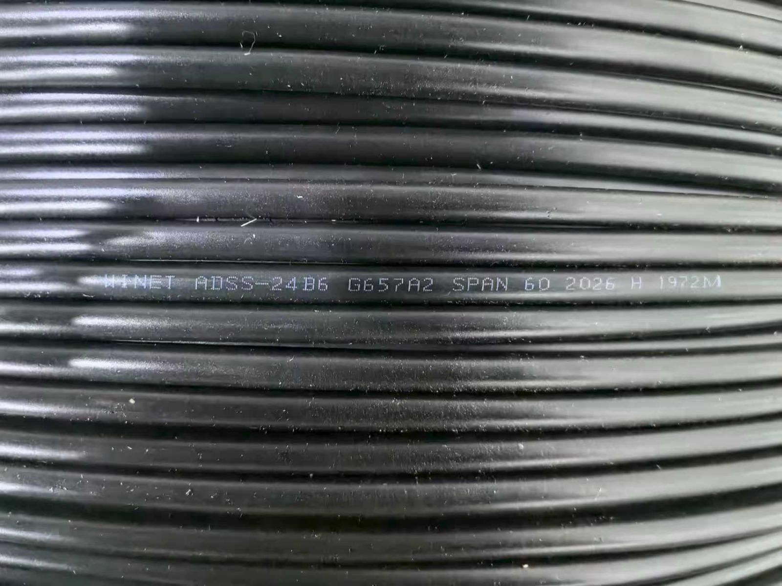 FBR-ADSS-24C-6C4T-2KM ADSS - 24 CORE - 6 Core X 4 Tup , ULTRA HAFIF - HAVAI KABLO - 2000 METRE