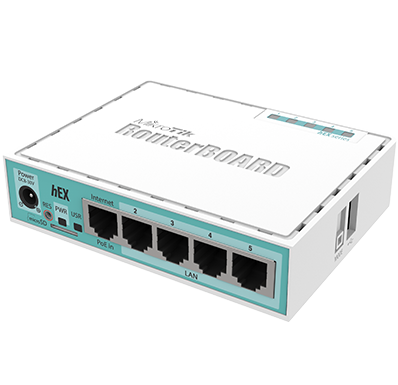 RB750Gr3 Mikrotik RB750Gr3 HEX 5xGigabit LAN, USB, L4, Router / Firewall / Hotspot