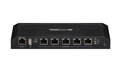 TS-5-POE Ubiquiti ToughSwitch 5 Port Gigabit 24V Pasif Poe Yönetilebilir L2 Switch