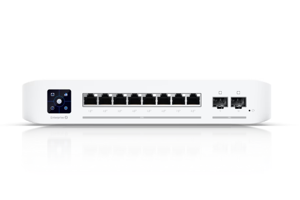 USW-Enterprise-8-PoE UniFi 8 port 2.5GbE POE switch with SFP+ uplink