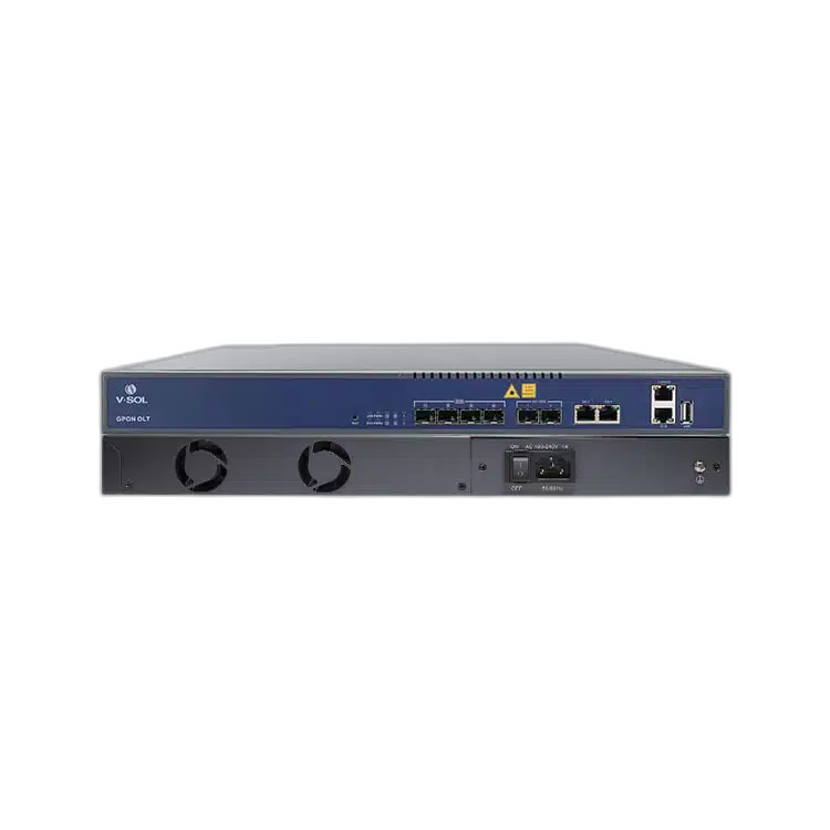 GPON-OLT-V1600G0-B VSOL - 4 PON - OLT , FTTX , 2 x RJ45 , 2 x SFP+ 4X C+++