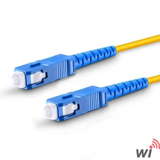 SC - SC  UPC/UPC FIBER PATCH KABLO SM - 60 CM