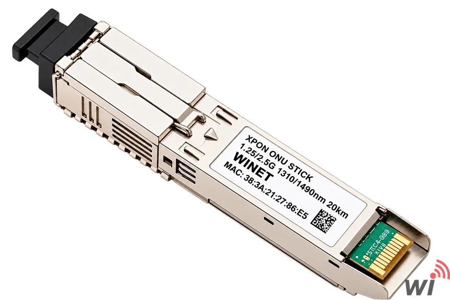 WINET XPON ONU SFP Stick – Realtek Chipset, GPON/EPON, 1GE, 20 km