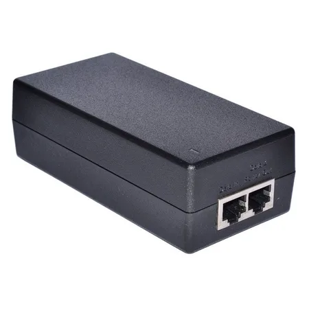 POE  Gigabit  Adaptör+Injector, 24V 2A (48W) Yıldırım Korumalı