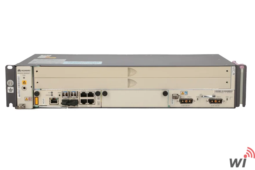 Huawei SmartAX MA5608T GPON OLT, 19 inch 2U height  2 service slots