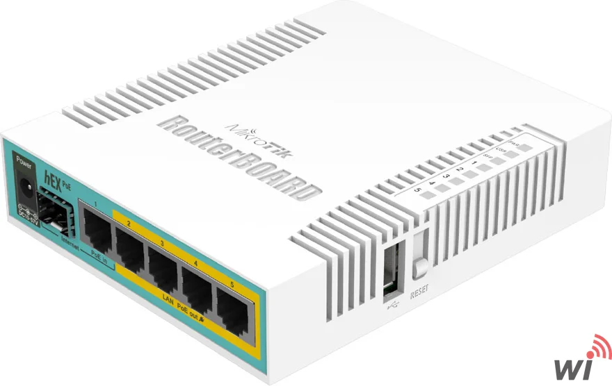 Mikrotik RB960PGS Hex PoE Switch / Router  ( 802.3af/at)