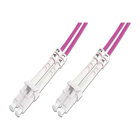 LC - LC FIBER PATCH KABLO OM4 30CM  Multimode, Duplex, 50/125, OM4, LSZH